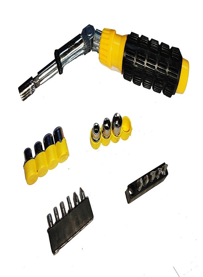 Shopper52 Multipurpose Screwdriver Socket Set Tool Kit Combination Magnetic Wrench for Home, Office, Car, Bike - 36PCTK - Image 5